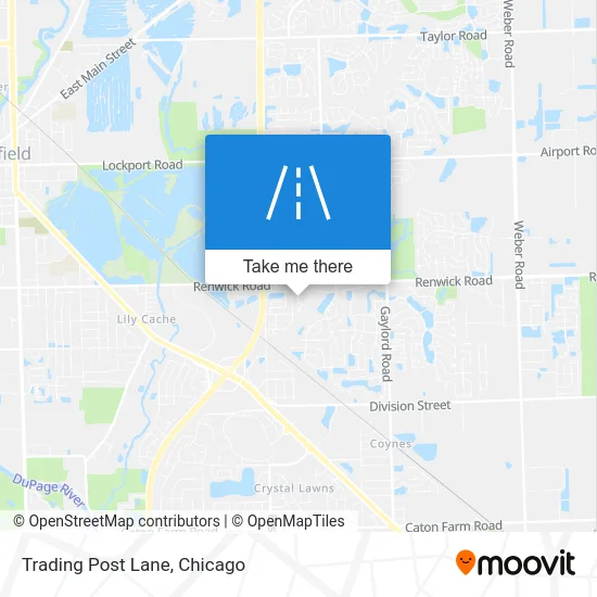 Trading Post Lane map