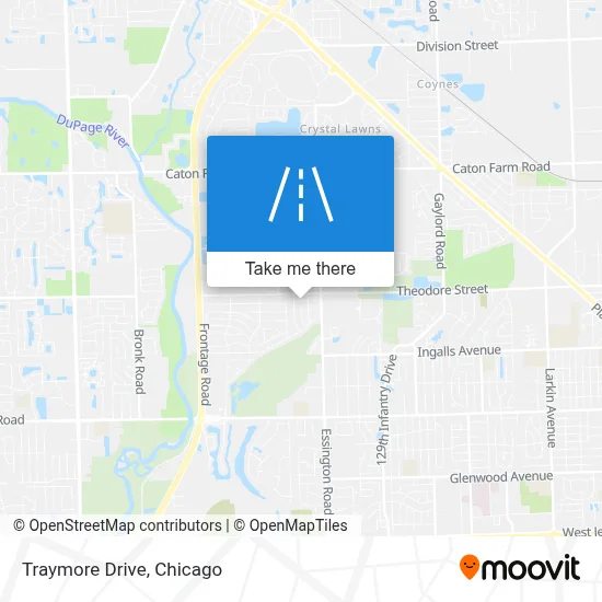Traymore Drive map