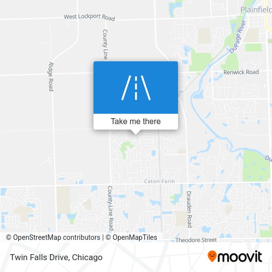 Mapa de Twin Falls Drive