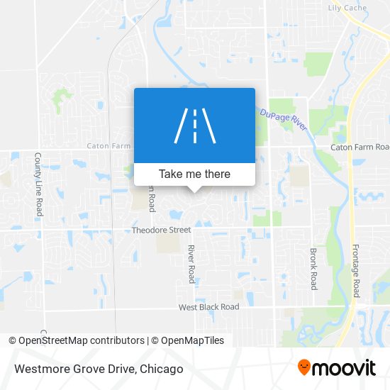 Westmore Grove Drive map