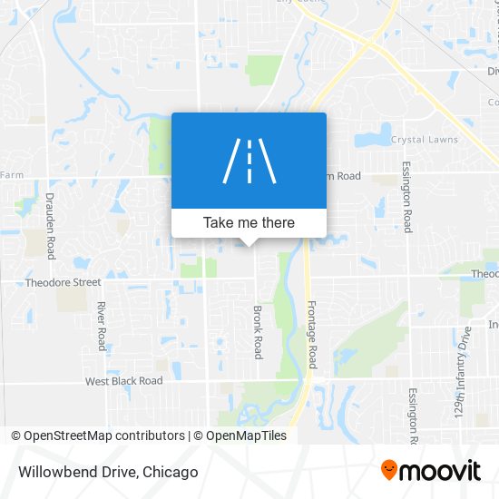 Willowbend Drive map