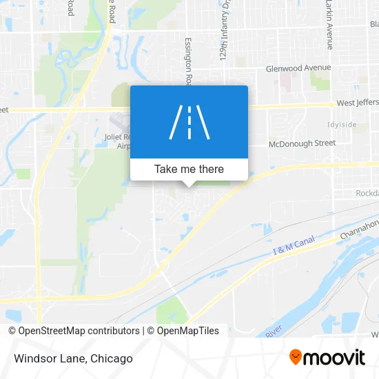 Windsor Lane map