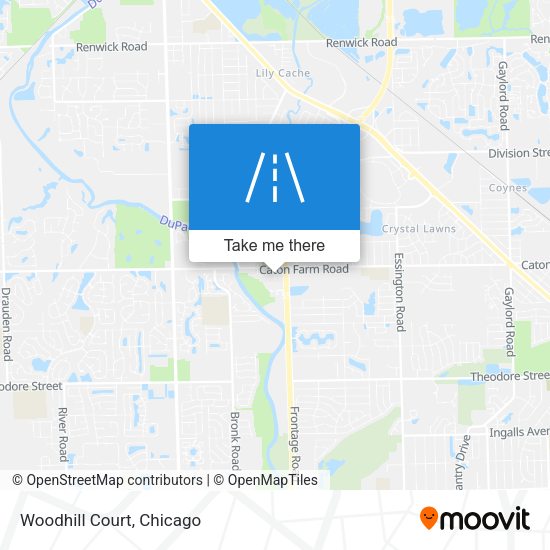 Woodhill Court map