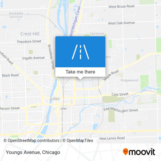 Youngs Avenue map