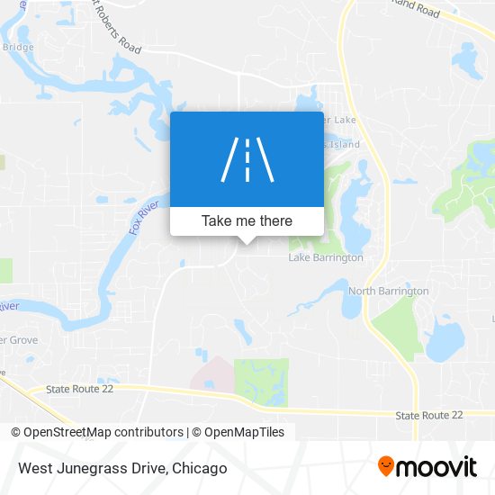 West Junegrass Drive map