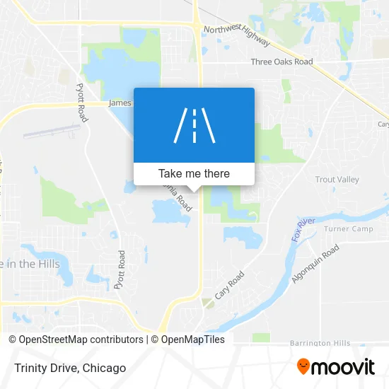Trinity Drive map