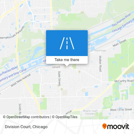 Division Court map