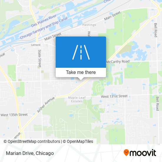 Marian Drive map