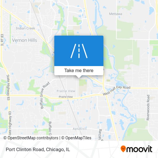 Mapa de Port Clinton Road