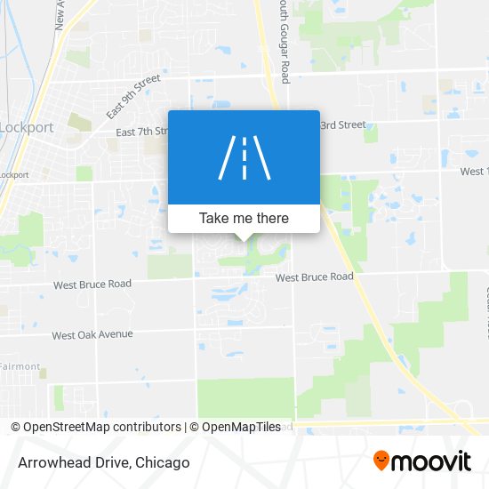 Arrowhead Drive map