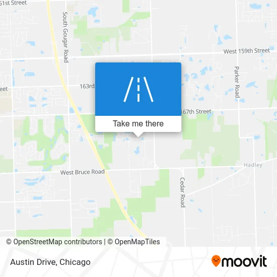 Austin Drive map