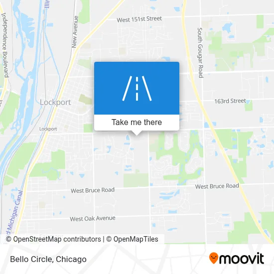 Bello Circle map