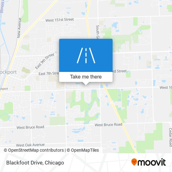 Blackfoot Drive map