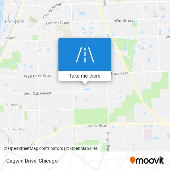 Cagwin Drive map