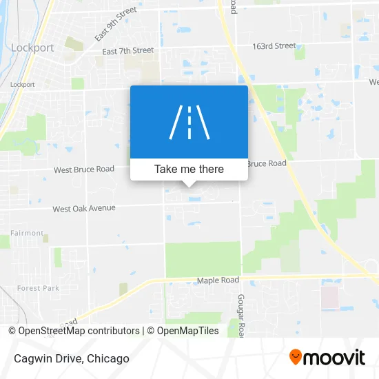 Cagwin Drive map