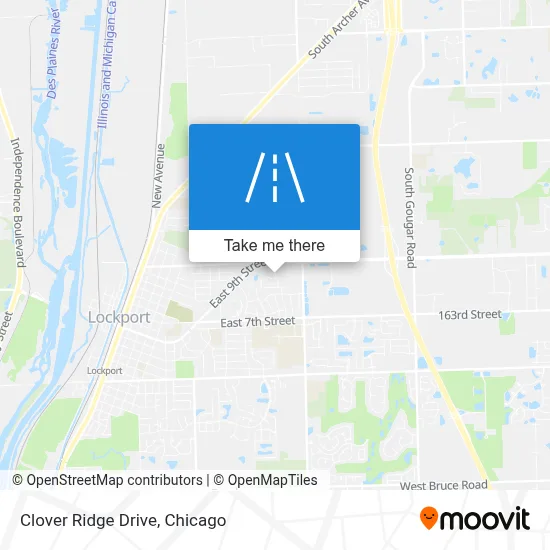 Clover Ridge Drive map