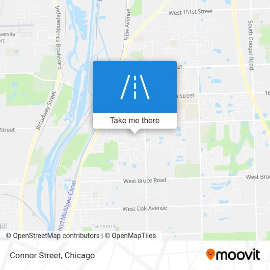 Connor Street map