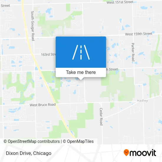 Dixon Drive map
