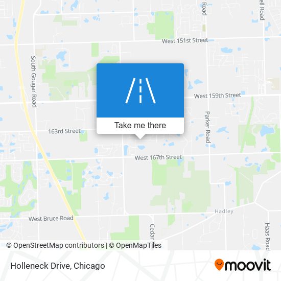 Holleneck Drive map