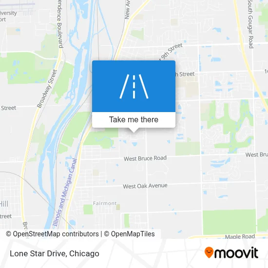 Lone Star Drive map