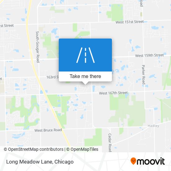 Long Meadow Lane map