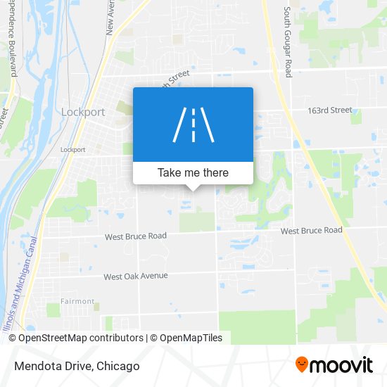 Mendota Drive map