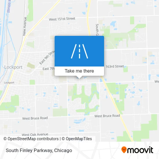 Mapa de South Finley Parkway