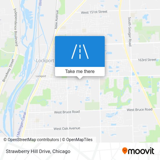 Strawberry Hill Drive map