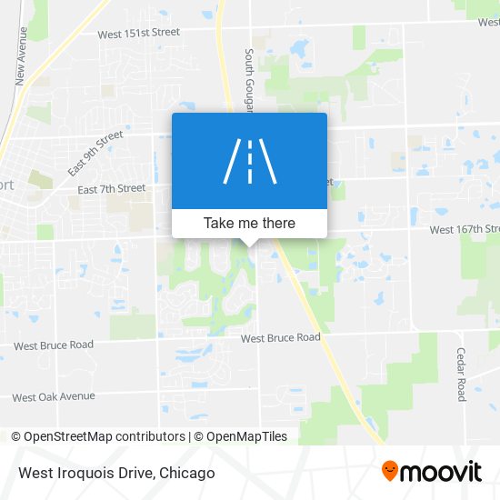 West Iroquois Drive map