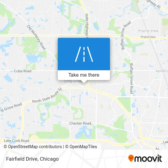 Fairfield Drive map