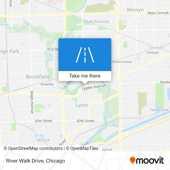River Walk Drive map