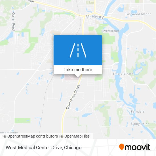 West Medical Center Drive map