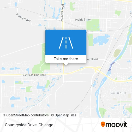 Countryside Drive map