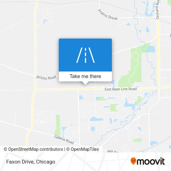 Faxon Drive map