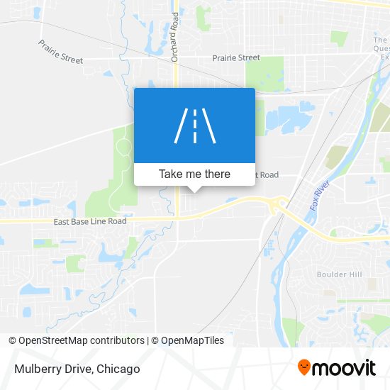 Mulberry Drive map