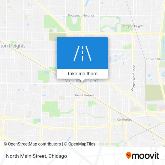 Mapa de North Main Street