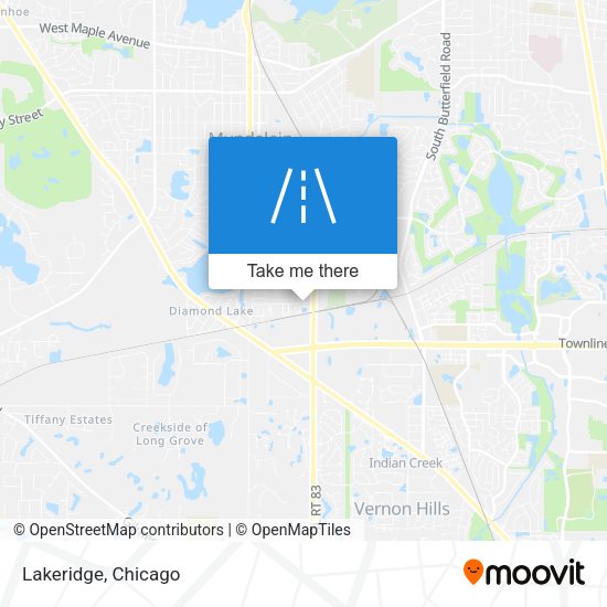 Mapa de Lakeridge
