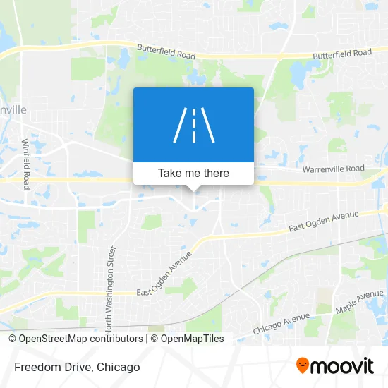 Freedom Drive map