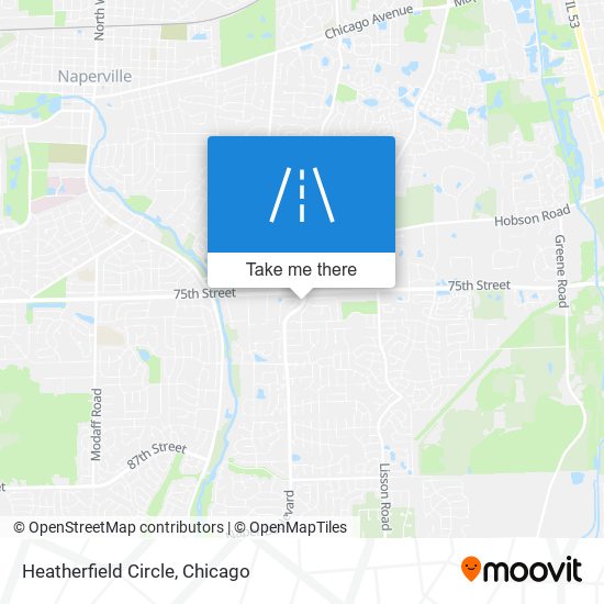 Heatherfield Circle map