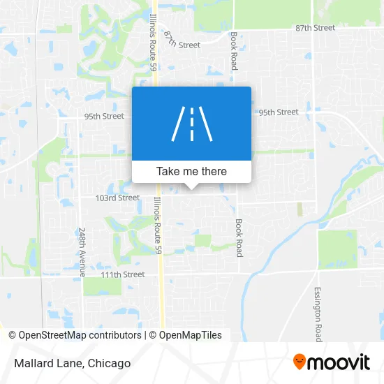 Mallard Lane map