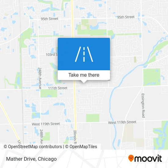 Mather Drive map