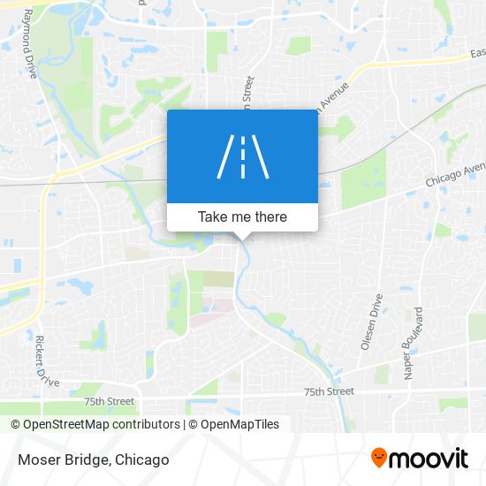 Moser Bridge map