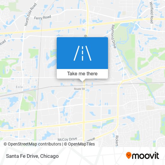 Santa Fe Drive map