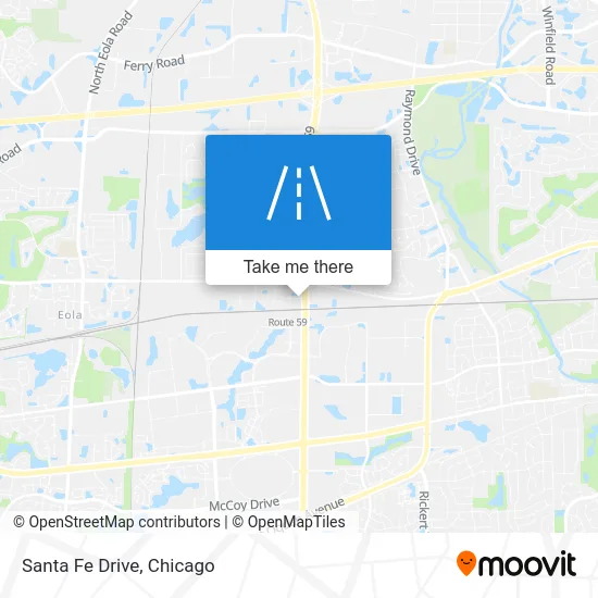 Santa Fe Drive map