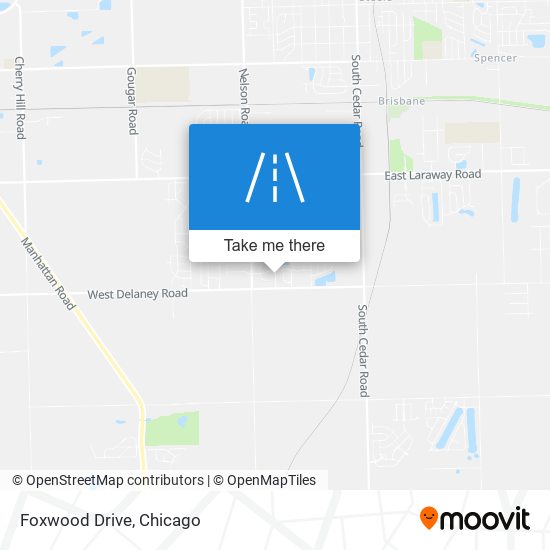 Foxwood Drive map