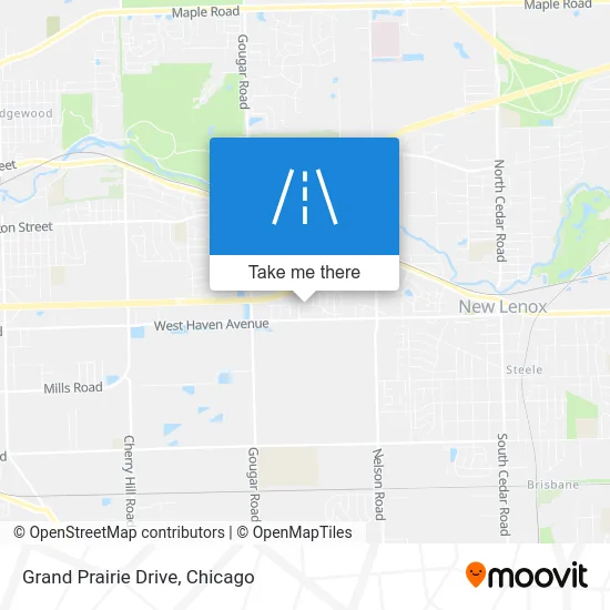 Grand Prairie Drive map