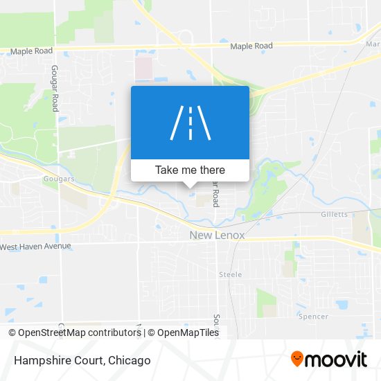 Hampshire Court map