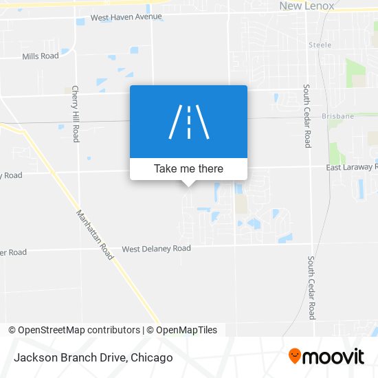 Jackson Branch Drive map