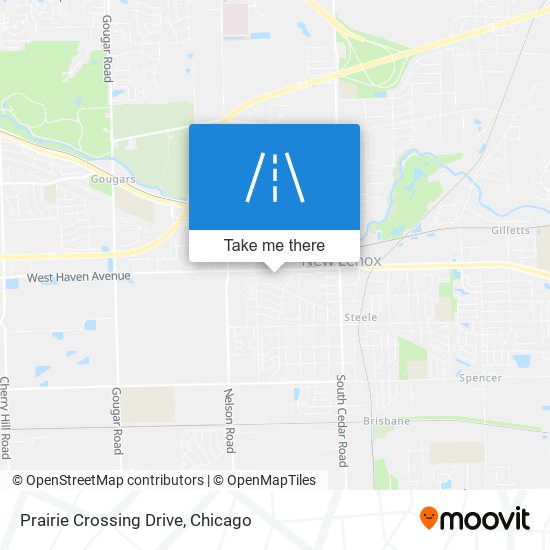 Prairie Crossing Drive map