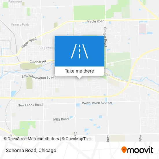 Mapa de Sonoma Road